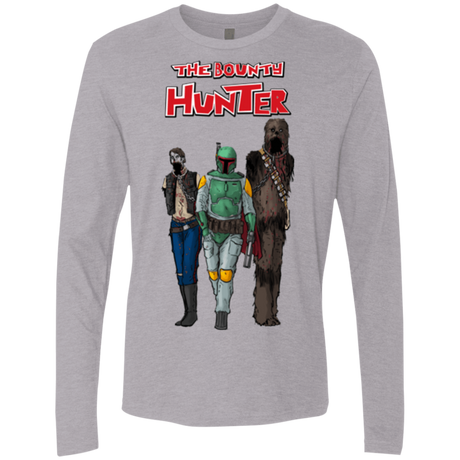 T-Shirts Heather Grey / Small The Walking Bounty Hunter Men's Premium Long Sleeve