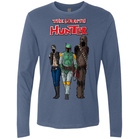 T-Shirts Indigo / Small The Walking Bounty Hunter Men's Premium Long Sleeve