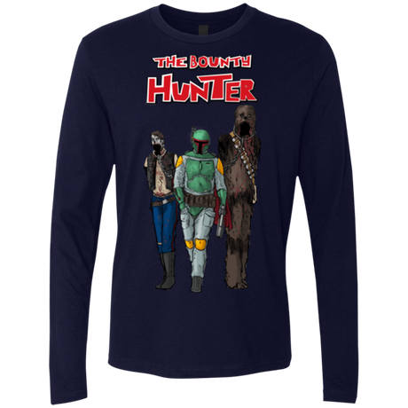 T-Shirts Midnight Navy / Small The Walking Bounty Hunter Men's Premium Long Sleeve