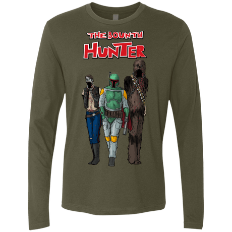 T-Shirts Military Green / Small The Walking Bounty Hunter Men's Premium Long Sleeve