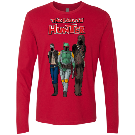 T-Shirts Red / Small The Walking Bounty Hunter Men's Premium Long Sleeve