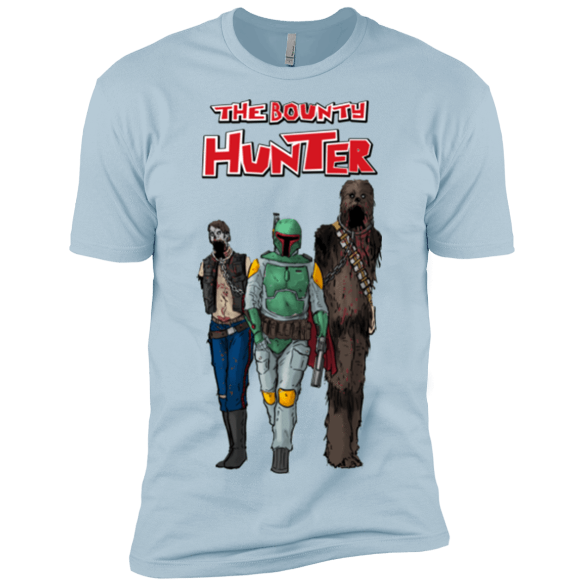 T-Shirts Light Blue / X-Small The Walking Bounty Hunter Men's Premium T-Shirt