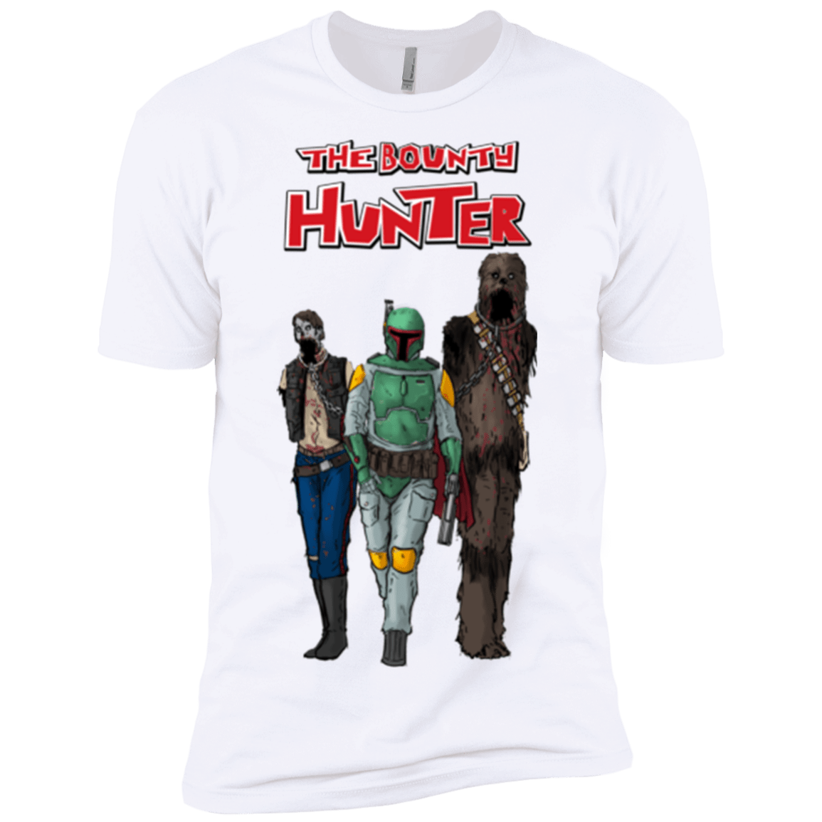T-Shirts White / X-Small The Walking Bounty Hunter Men's Premium T-Shirt