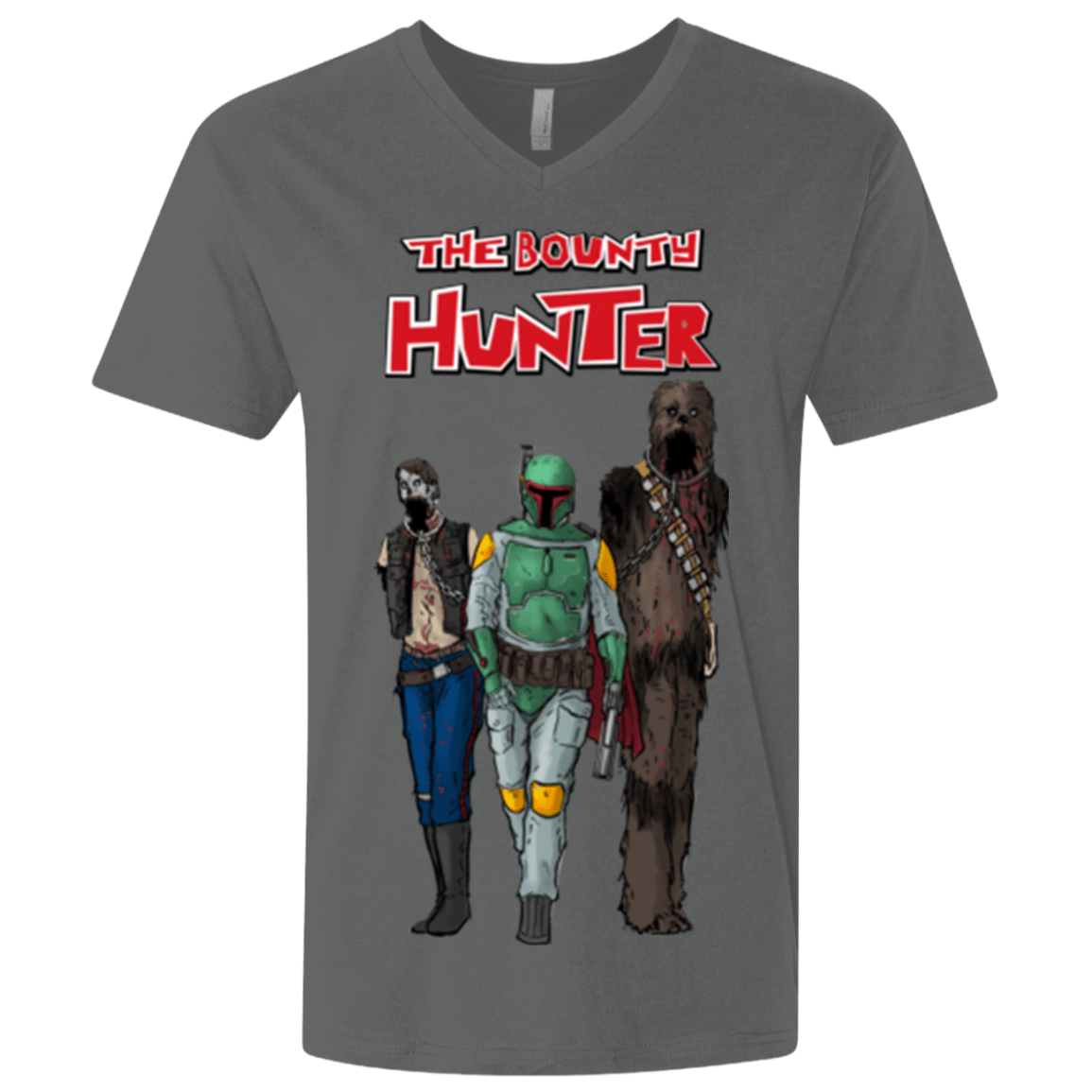T-Shirts Heavy Metal / X-Small The Walking Bounty Hunter Men's Premium V-Neck