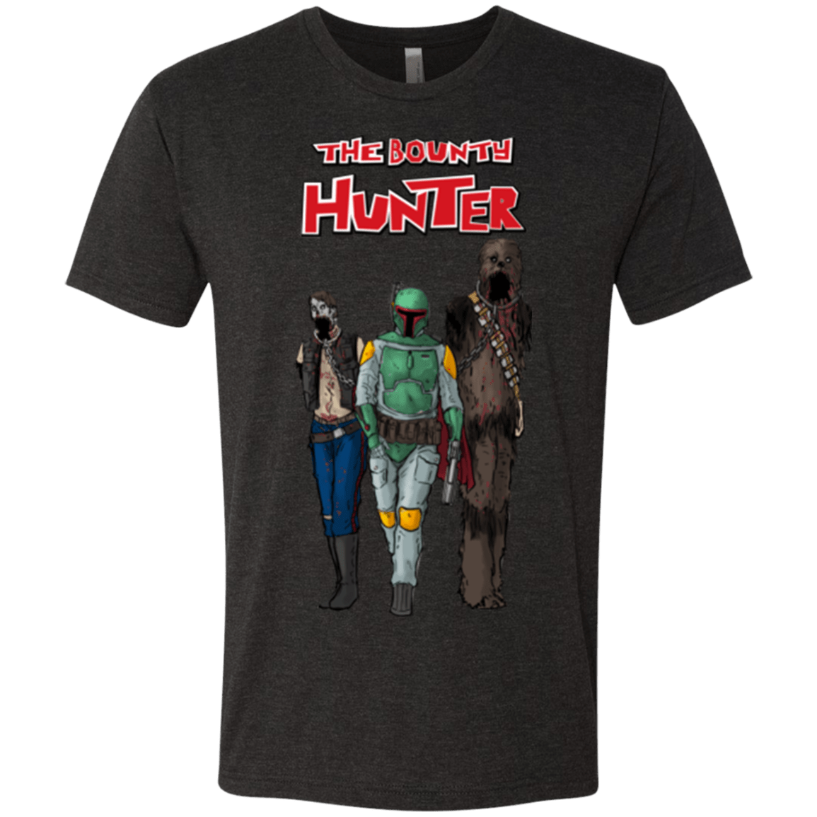 T-Shirts Vintage Black / Small The Walking Bounty Hunter Men's Triblend T-Shirt