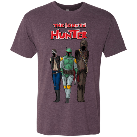 T-Shirts Vintage Purple / Small The Walking Bounty Hunter Men's Triblend T-Shirt