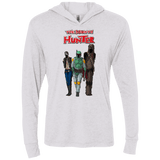 T-Shirts Heather White / X-Small The Walking Bounty Hunter Triblend Long Sleeve Hoodie Tee