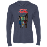 T-Shirts Vintage Navy / X-Small The Walking Bounty Hunter Triblend Long Sleeve Hoodie Tee