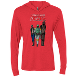 T-Shirts Vintage Red / X-Small The Walking Bounty Hunter Triblend Long Sleeve Hoodie Tee