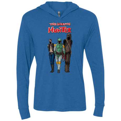 T-Shirts Vintage Royal / X-Small The Walking Bounty Hunter Triblend Long Sleeve Hoodie Tee