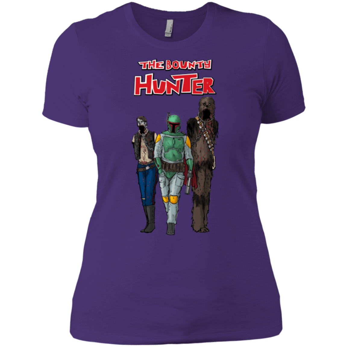 T-Shirts Purple / X-Small The Walking Bounty Hunter Women's Premium T-Shirt
