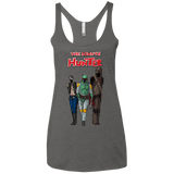 T-Shirts Premium Heather / X-Small The Walking Bounty Hunter Women's Triblend Racerback Tank
