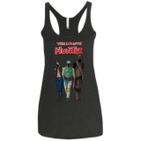 T-Shirts Vintage Black / X-Small The Walking Bounty Hunter Women's Triblend Racerback Tank