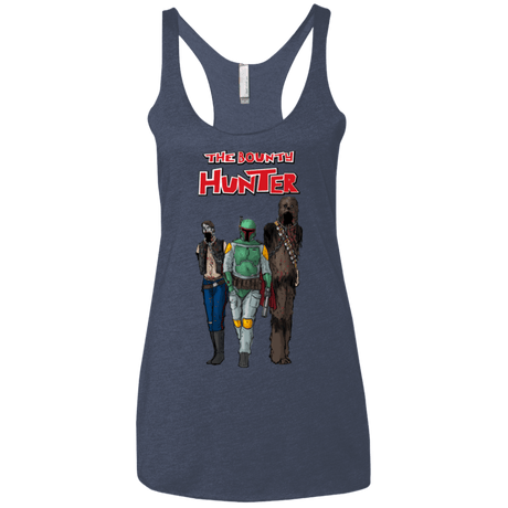 T-Shirts Vintage Navy / X-Small The Walking Bounty Hunter Women's Triblend Racerback Tank
