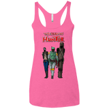 T-Shirts Vintage Pink / X-Small The Walking Bounty Hunter Women's Triblend Racerback Tank