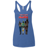 T-Shirts Vintage Royal / X-Small The Walking Bounty Hunter Women's Triblend Racerback Tank