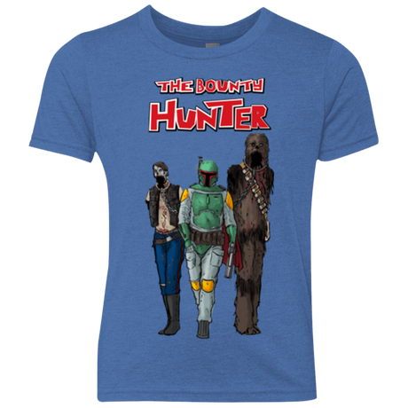 T-Shirts Vintage Royal / YXS The Walking Bounty Hunter Youth Triblend T-Shirt