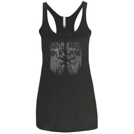 T-Shirts Vintage Black / X-Small The Walking Bricks Women's Triblend Racerback Tank