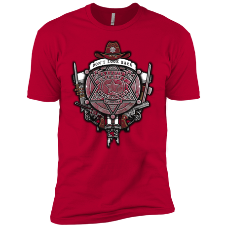 T-Shirts Red / YXS The Walking Crest Boys Premium T-Shirt