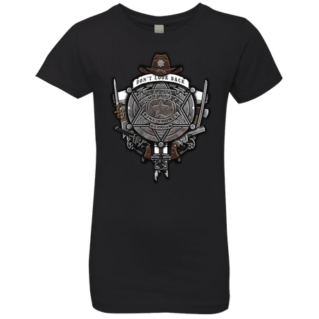 T-Shirts Black / YXS The Walking Crest Girls Premium T-Shirt