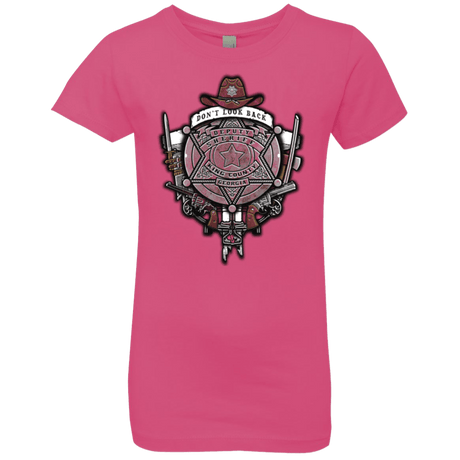 T-Shirts Hot Pink / YXS The Walking Crest Girls Premium T-Shirt