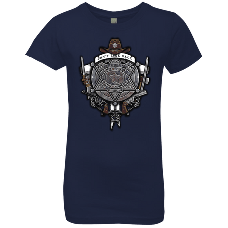 T-Shirts Midnight Navy / YXS The Walking Crest Girls Premium T-Shirt