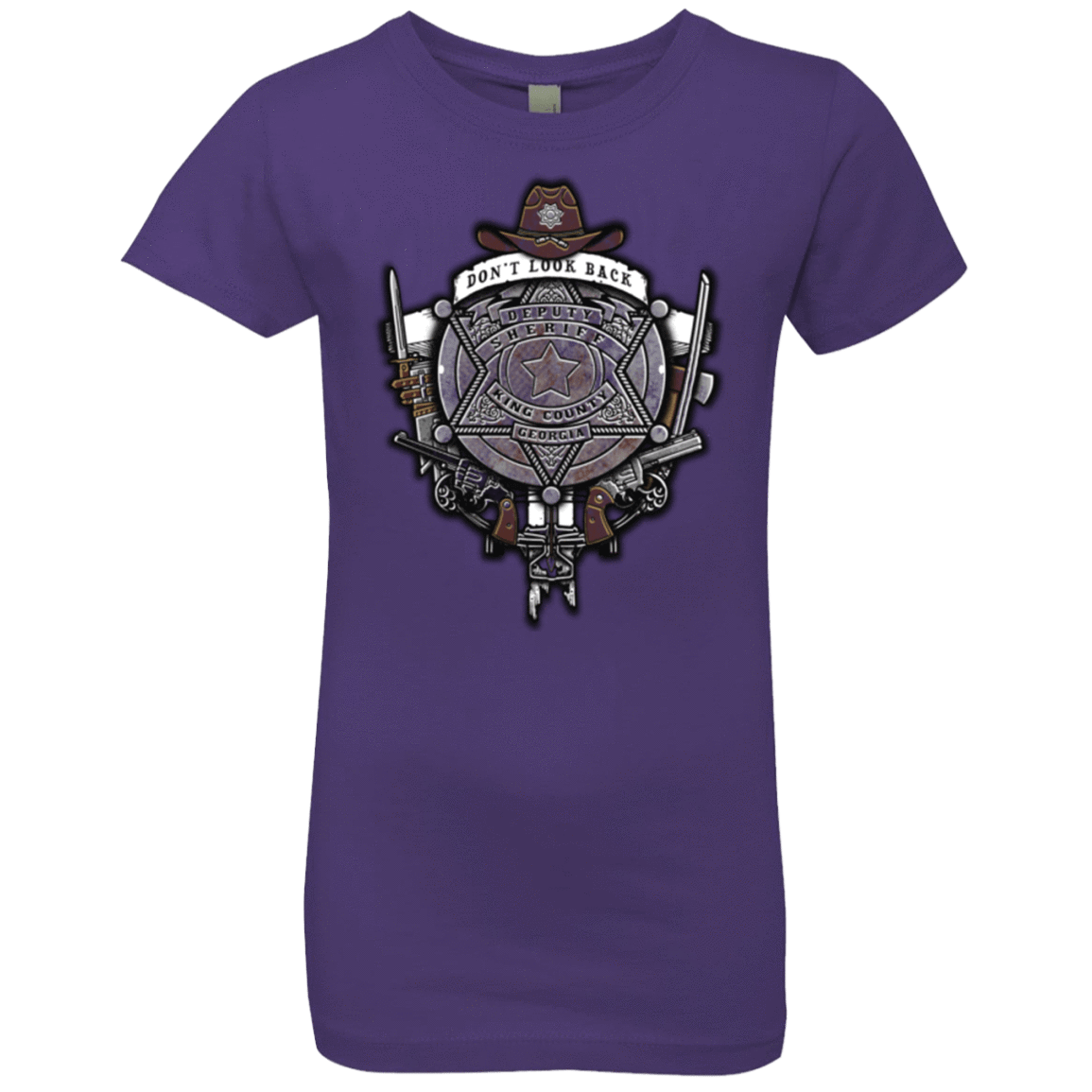 T-Shirts Purple Rush / YXS The Walking Crest Girls Premium T-Shirt