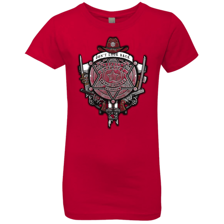 T-Shirts Red / YXS The Walking Crest Girls Premium T-Shirt