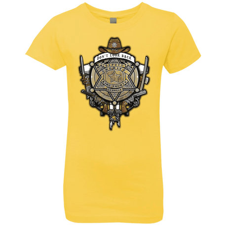 T-Shirts Vibrant Yellow / YXS The Walking Crest Girls Premium T-Shirt
