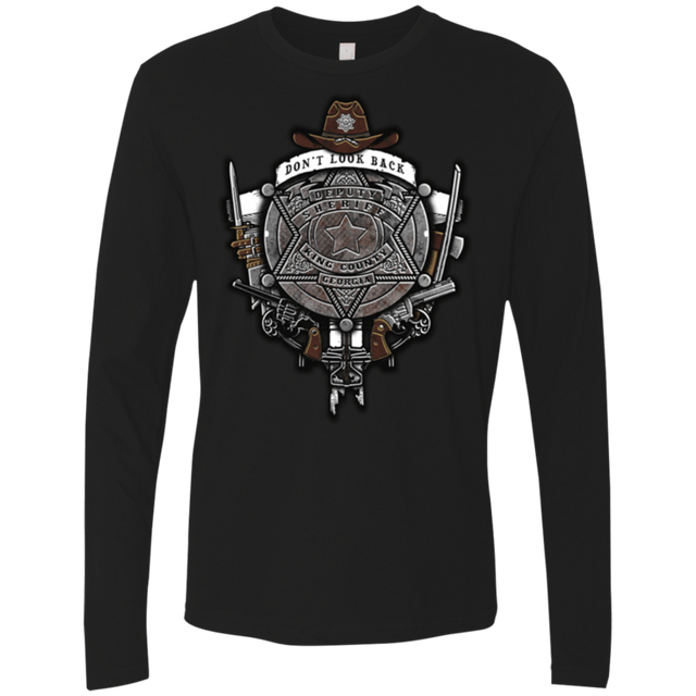 T-Shirts Black / Small The Walking Crest Men's Premium Long Sleeve