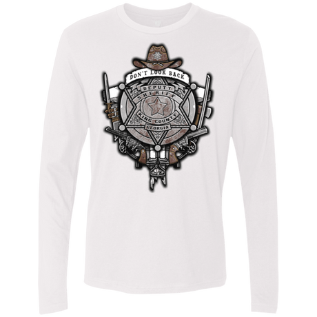 T-Shirts White / Small The Walking Crest Men's Premium Long Sleeve