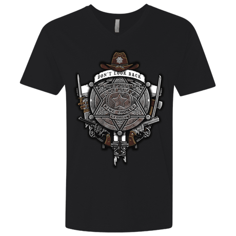 T-Shirts Black / X-Small The Walking Crest Men's Premium V-Neck