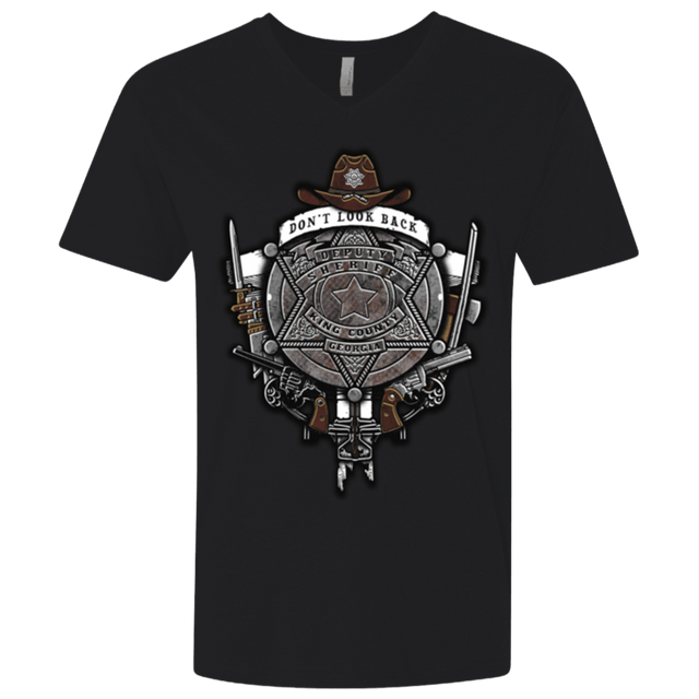 T-Shirts Black / X-Small The Walking Crest Men's Premium V-Neck