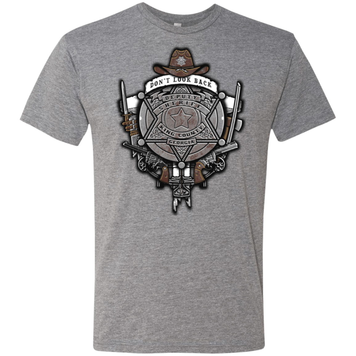 T-Shirts Premium Heather / Small The Walking Crest Men's Triblend T-Shirt