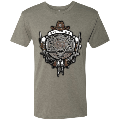 T-Shirts Venetian Grey / Small The Walking Crest Men's Triblend T-Shirt