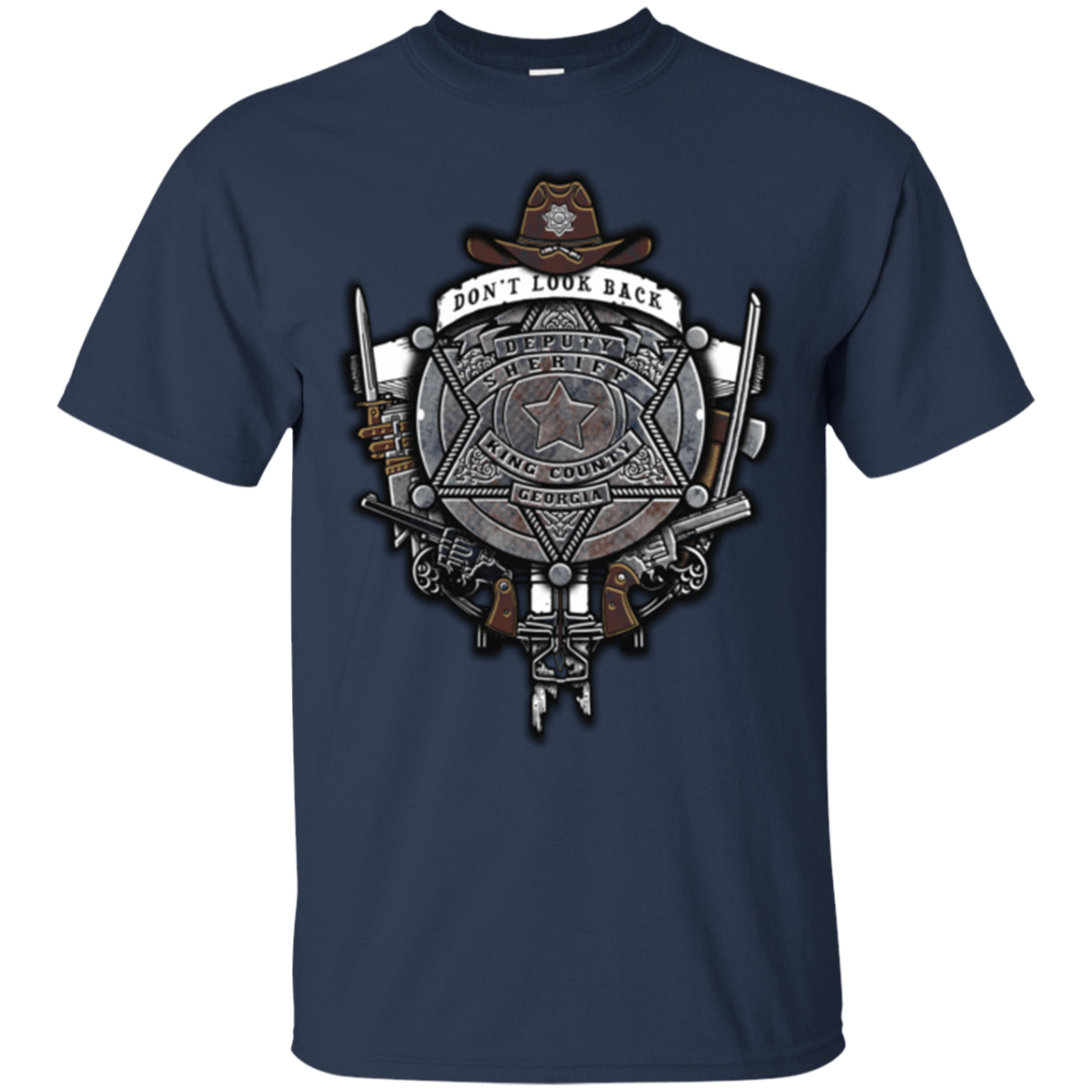 T-Shirts Navy / Small The Walking Crest T-Shirt