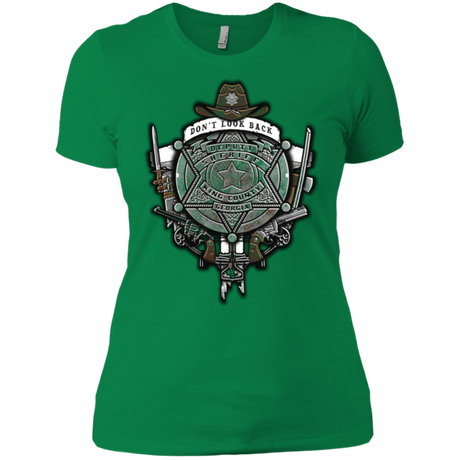T-Shirts Kelly Green / X-Small The Walking Crest Women's Premium T-Shirt
