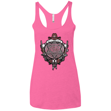 T-Shirts Vintage Pink / X-Small The Walking Crest Women's Triblend Racerback Tank