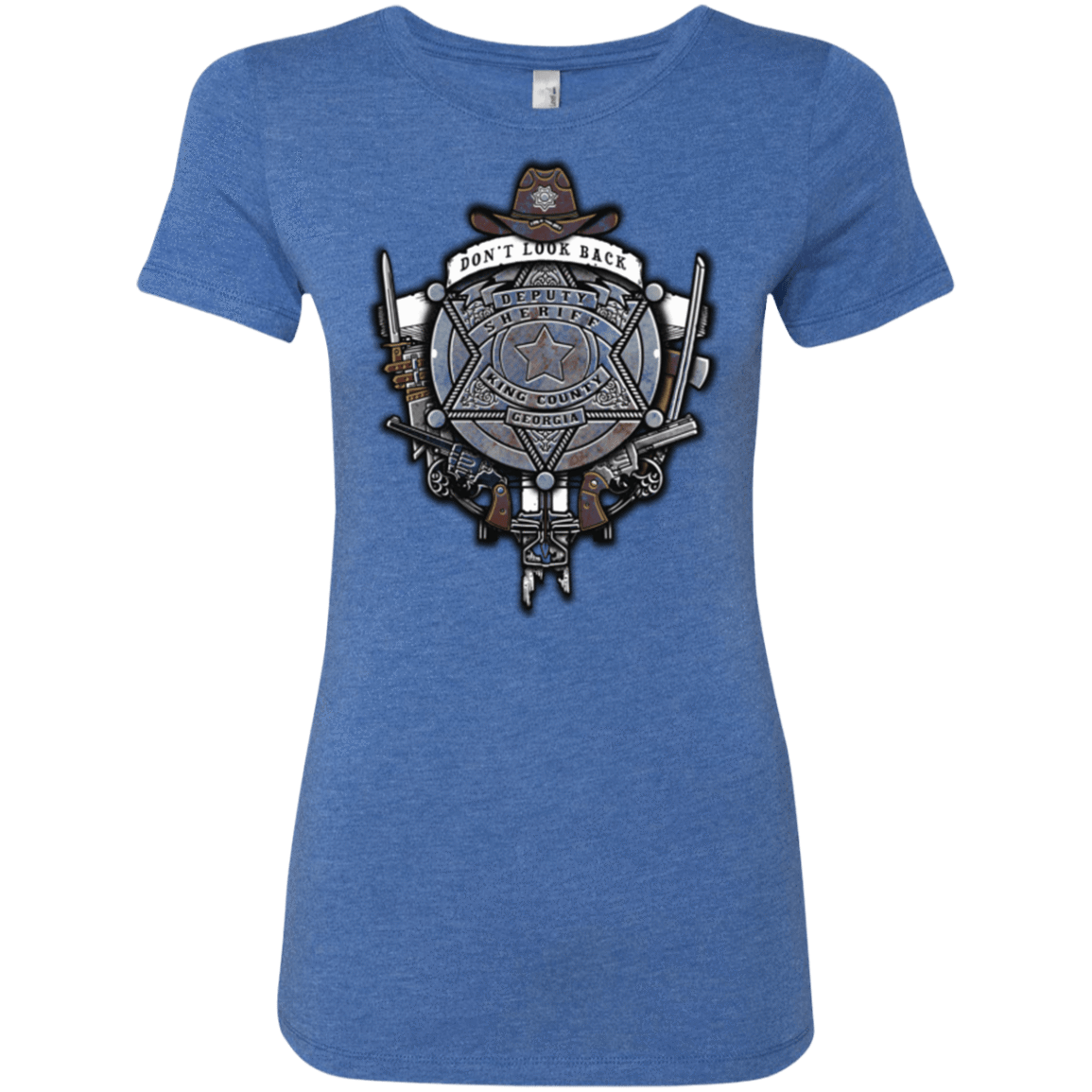 T-Shirts Vintage Royal / Small The Walking Crest Women's Triblend T-Shirt