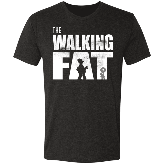 T-Shirts Vintage Black / S The Walking Fat Men's Triblend T-Shirt