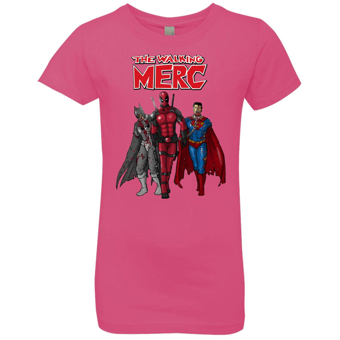 T-Shirts Hot Pink / YXS The Walking Merc Girls Premium T-Shirt
