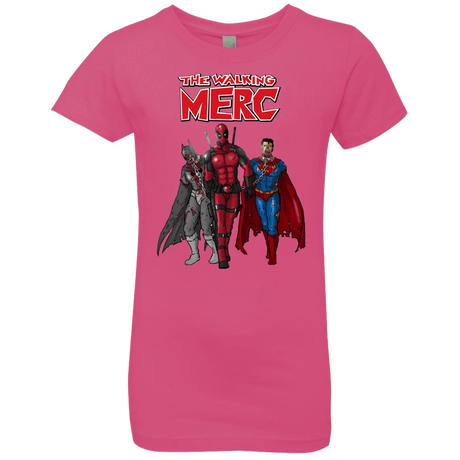 T-Shirts Hot Pink / YXS The Walking Merc Girls Premium T-Shirt