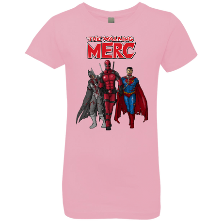 T-Shirts Light Pink / YXS The Walking Merc Girls Premium T-Shirt