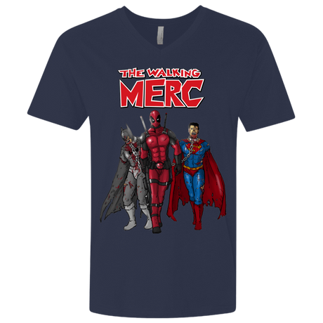 T-Shirts Midnight Navy / X-Small The Walking Merc Men's Premium V-Neck