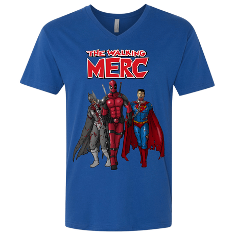 T-Shirts Royal / X-Small The Walking Merc Men's Premium V-Neck