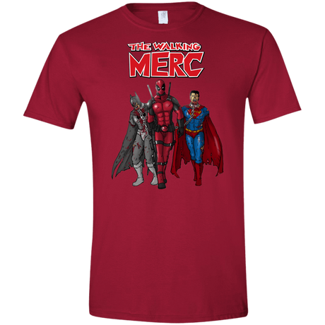 T-Shirts Cardinal Red / S The Walking Merc Men's Semi-Fitted Softstyle