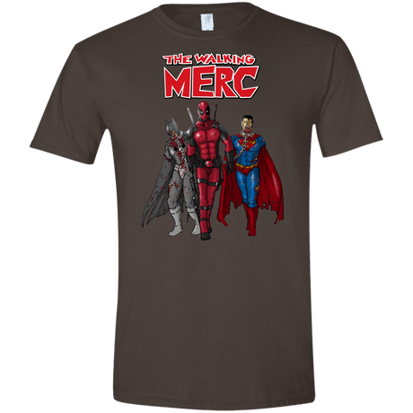 T-Shirts Dark Chocolate / S The Walking Merc Men's Semi-Fitted Softstyle
