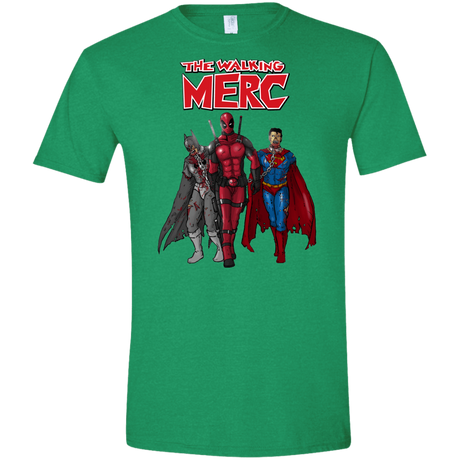 T-Shirts Heather Irish Green / S The Walking Merc Men's Semi-Fitted Softstyle