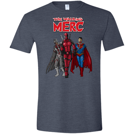 T-Shirts Heather Navy / S The Walking Merc Men's Semi-Fitted Softstyle