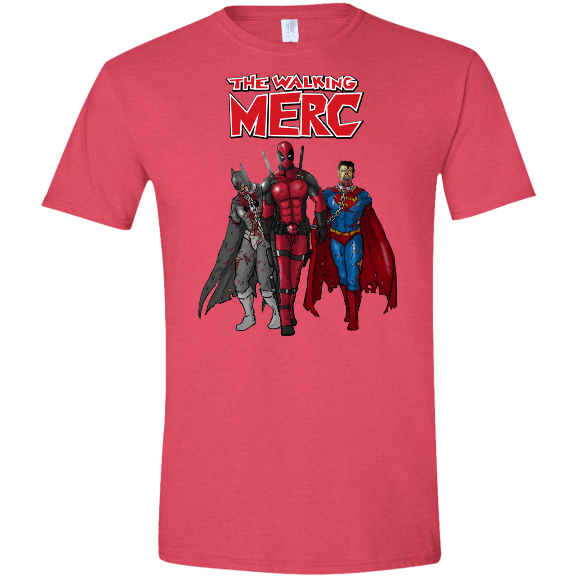 T-Shirts Heather Red / S The Walking Merc Men's Semi-Fitted Softstyle